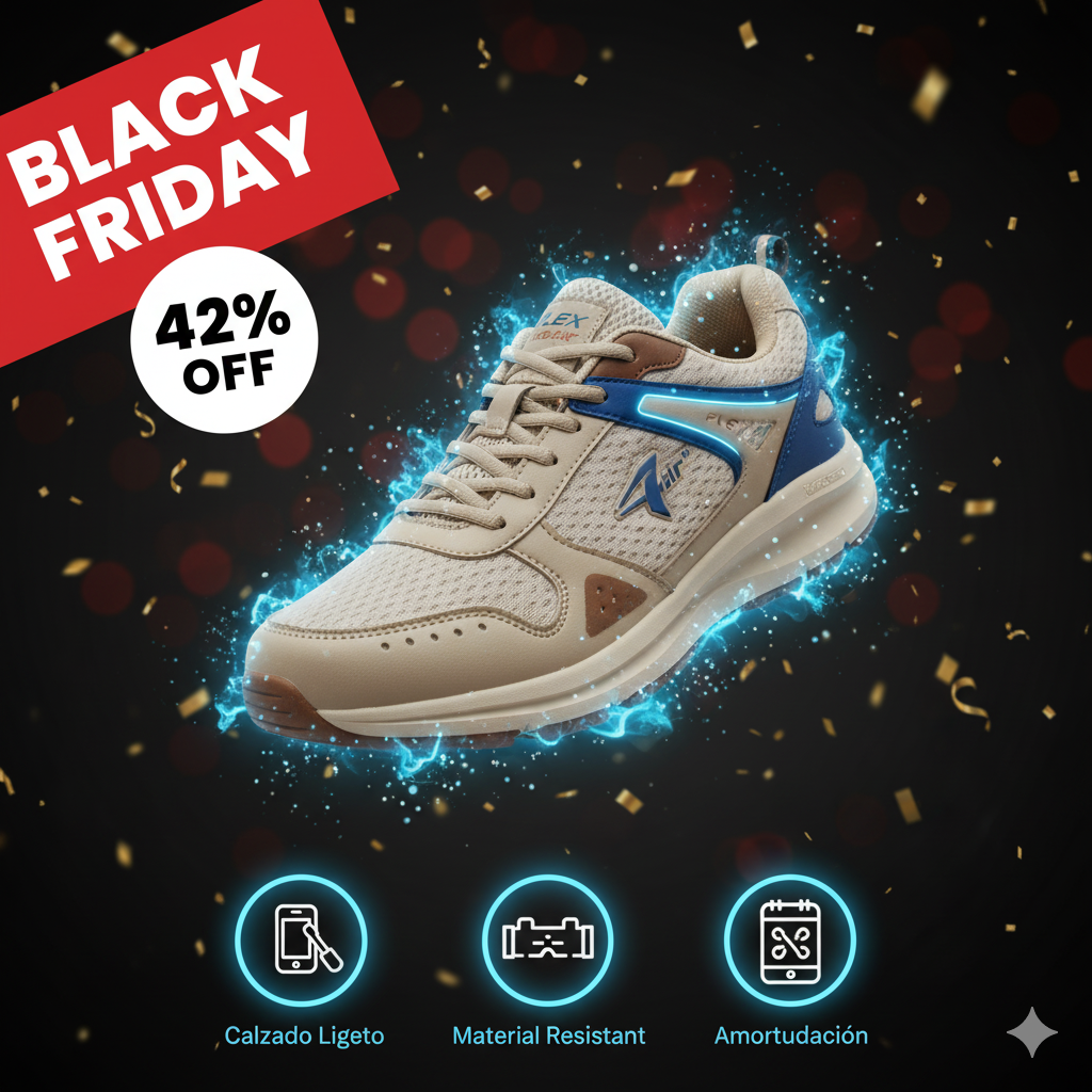 🚨 ¡OFERTA BLACK FRIDAY! FLEX AIR™ 2025: El Calzado #1 para Eliminar el Dolor Crónico de Pies y Rodillas — ¡42% OFF por 12 Horas!