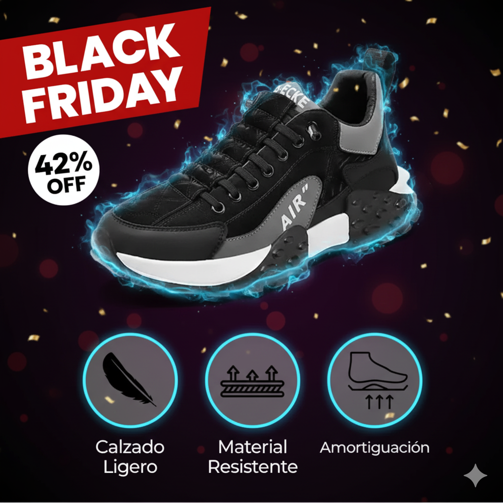 🚨 ¡OFERTA BLACK FRIDAY! FLEX AIR™ 2025: El Calzado #1 para Eliminar el Dolor Crónico de Pies y Rodillas — ¡42% OFF por 12 Horas!